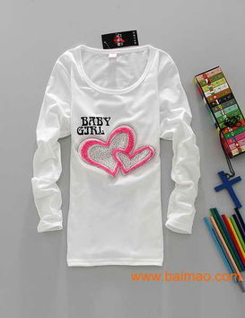 网上批发大众服饰长袖T恤与鞋帽 厂家直供，价格优势显著